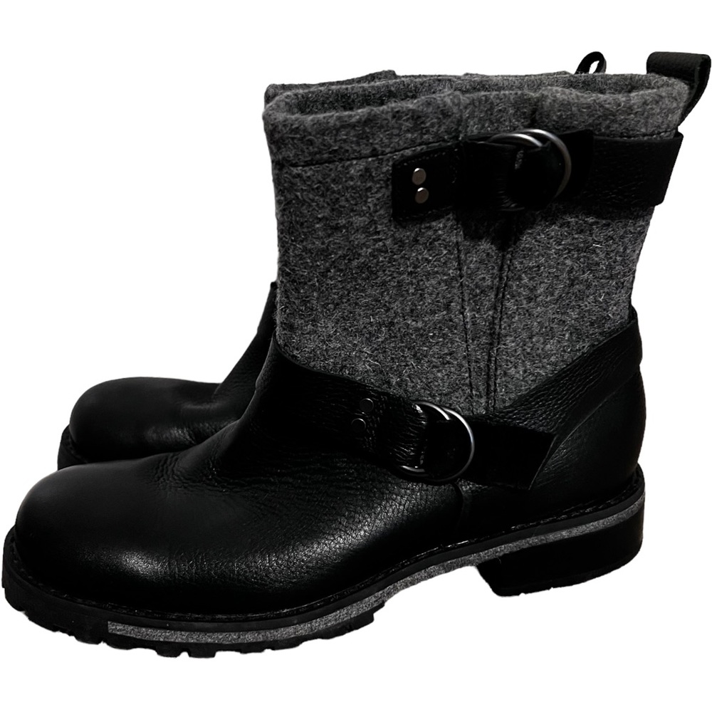 Woolrich Baltimore Leather Gray Wool Harness Chukka 9